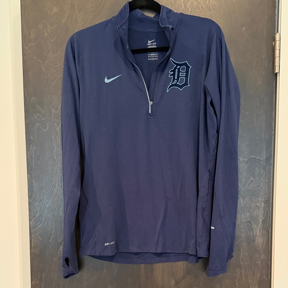 Nike Detroit Tigers Quarter-Zip Pullover